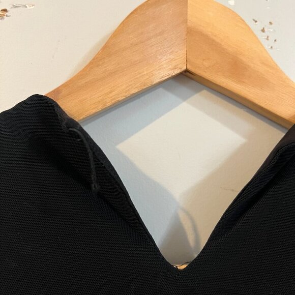 Flora Nikrooz Black Embellished Top Beaded Lace Tank Medium Evening Formal - Picture 6 of 7